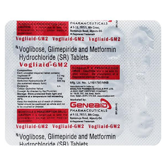 VOGLIAID GM 2 Tablet 15's
