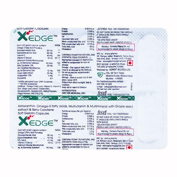 Xedge Capsule 10'S - Global Surgicals