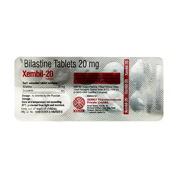 XEMBIL 20 Tablet 10's - Global Surgicals
