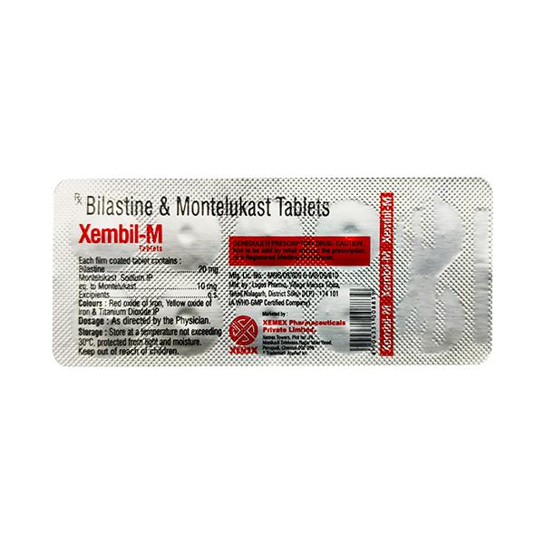 XEMBIL M Tablet 10's - Global Surgicals