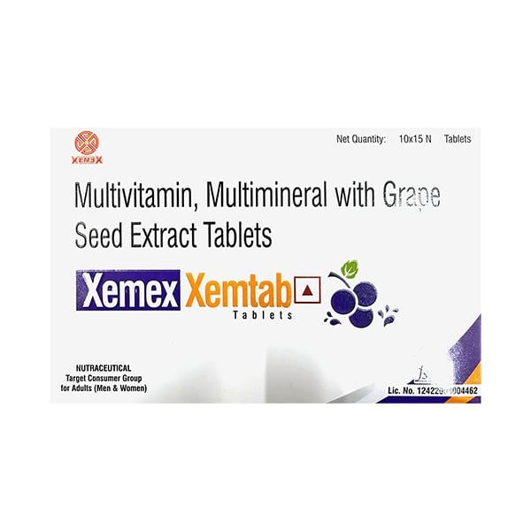 XEMEX XEMTAB Tablet 15's - Global Surgicals
