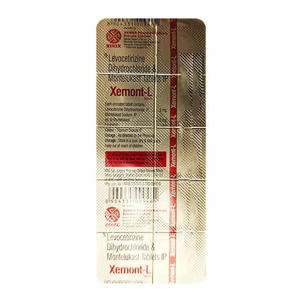 XEMONT L Tablet 10's - Global Surgicals