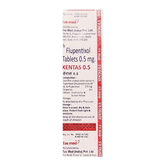 XENTAS 0.5mg Tablet 10's - Global Surgicals