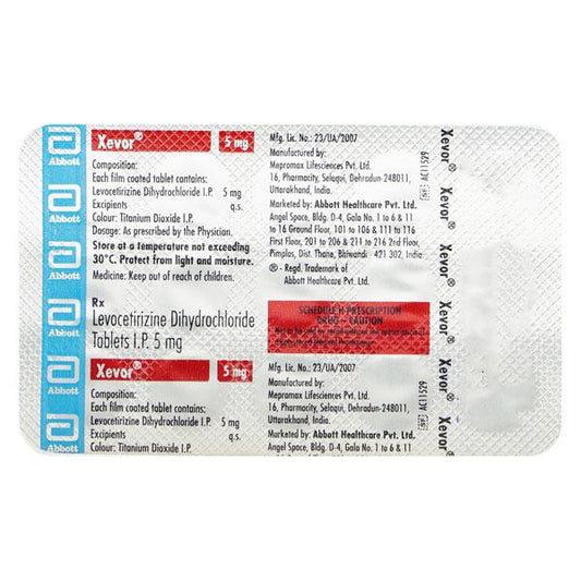 XEVOR 5 Tablet 15's - Global Surgicals
