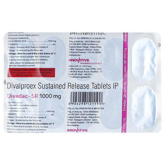 DIVADAC SR 1000 Tablet 10's