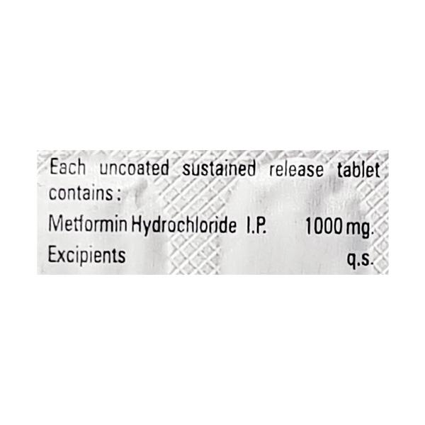 CUMET SR 1000 Tablet 10's