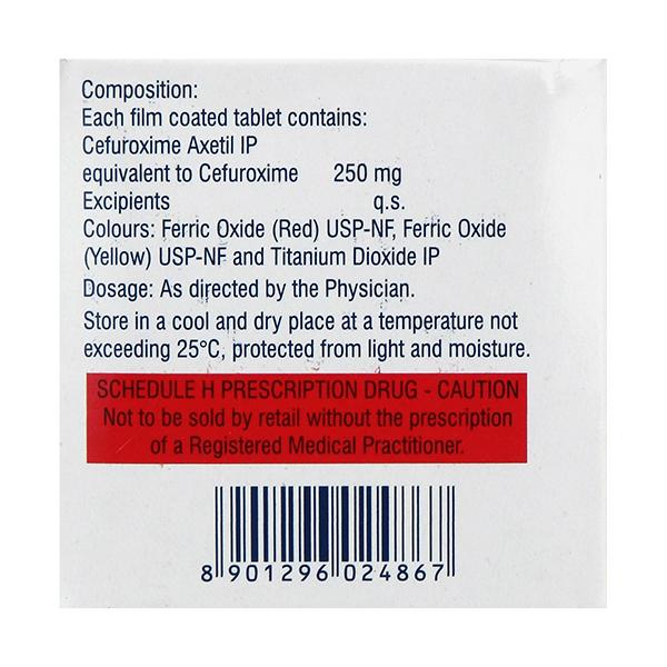 Ceroxim 250mg Tablet 10'S