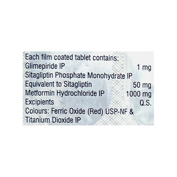 OBIMET GX SITA 50/1/1000 Tablet 10's