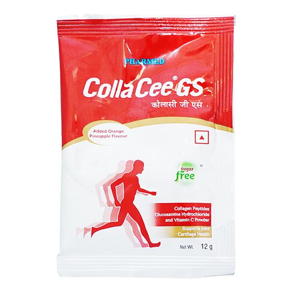 Collacee GS Added Orange Pineapple Flavour Sugar Free Powder 12gm