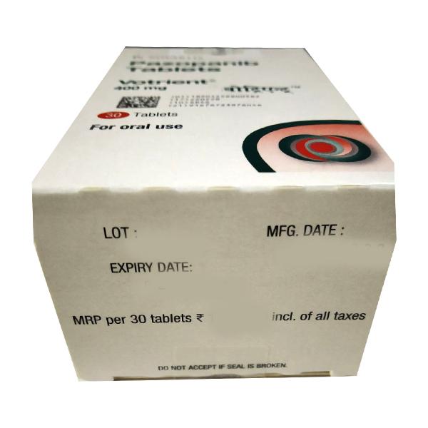 Votrient 400mg Tablet 30'S