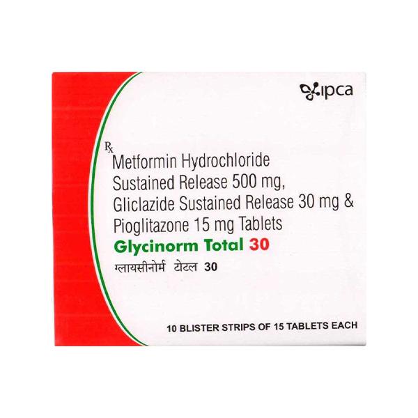 GLYCINORM TOTAL 30 Tablet 15's