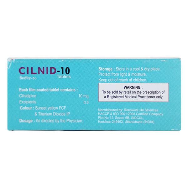 CILNID 10 Tablet 10's
