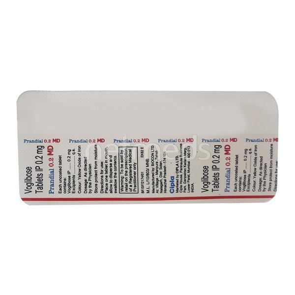 Prandial MD 0.2mg Tablet 10'S