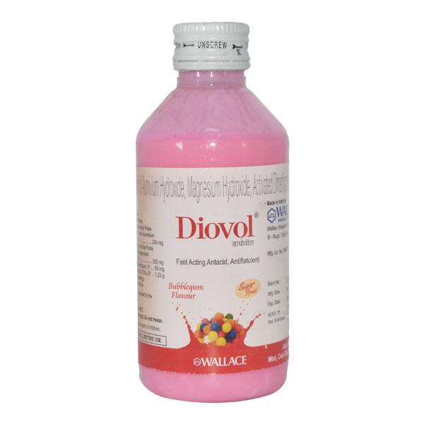 Diovol Sugar Free BUBBLEGUM FLAVOUR Suspension 170ml