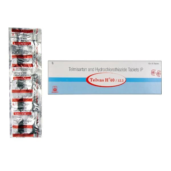 Telvas H 40/12.5 Tablet 10'S