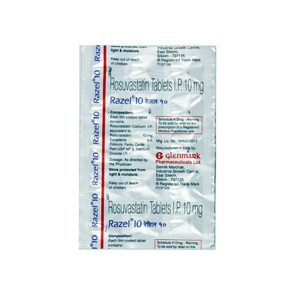 Razel 10mg Tablet 15'S