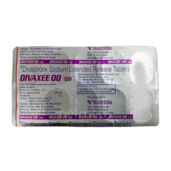 Divaxee OD 750mg Tablet 10'S