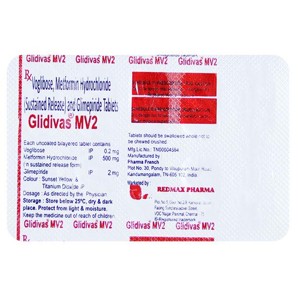GLIDIVAS MV 2 Tablet 10's