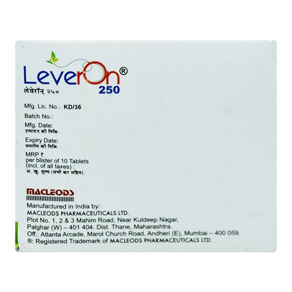 Leveron 250mg Tablet 10'S