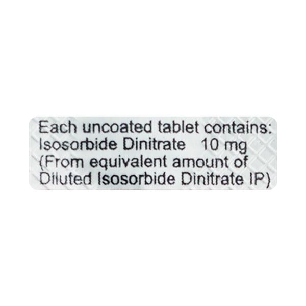 Isordil 10mg Tablet 10'S