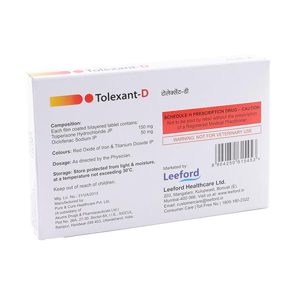 TOLEXANT D Tablet 10's