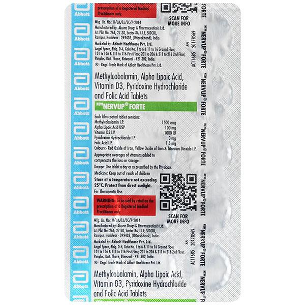 NERVUP FORTE NEW Tablet 15's