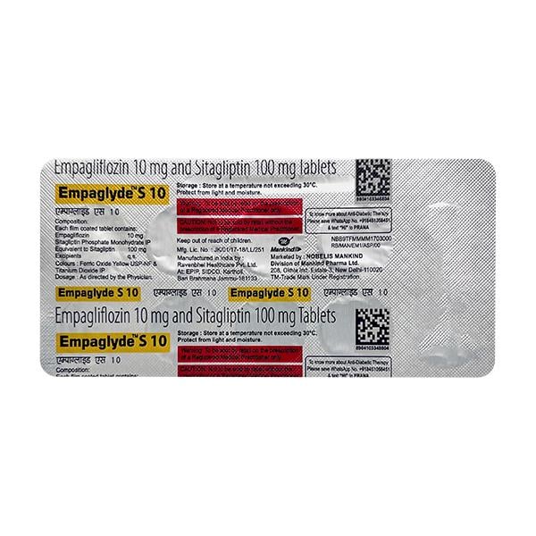 EMPAGLYDE S 10 Tablet 10's