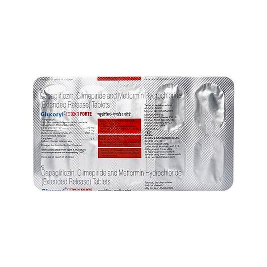 GLUCORYL MD 1 FORTE Tablet 10's