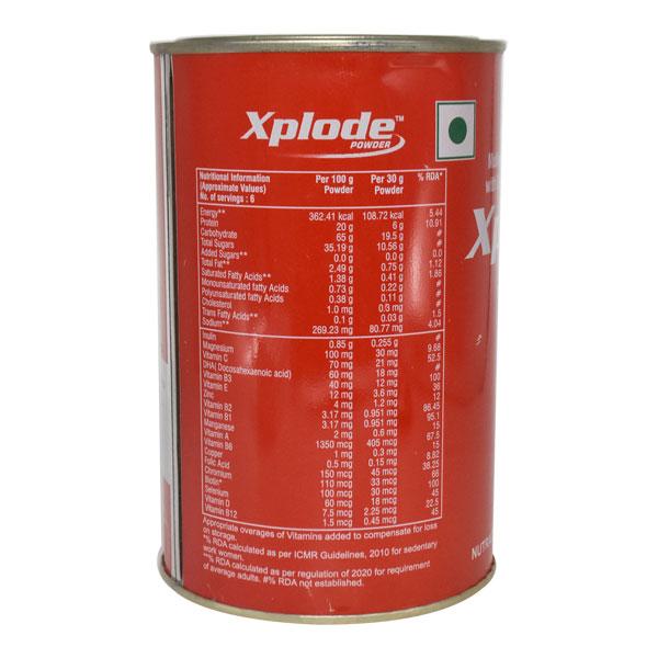 Xplode Chocolate Flavour With Vanilla & Cocoa Powder 200gm - Global Surgicals