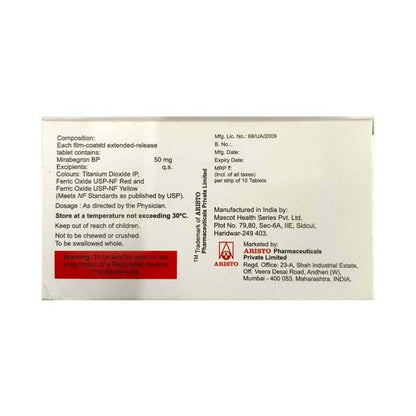 URIHOLD 50 Tablet 10's