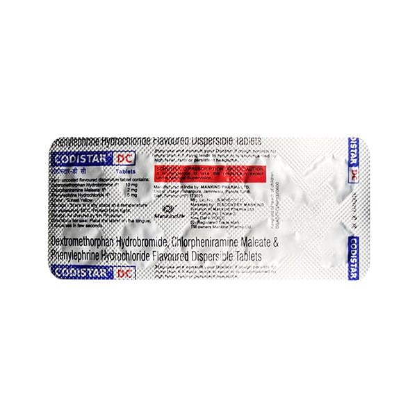 CODISTAR DC Dispersible Tablet 10s