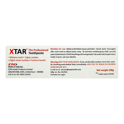 XTAR Tooth Paste 100gm - Global Surgicals