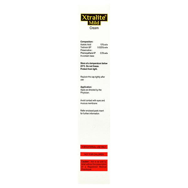 XTRALITE MILD Cream 20gm - Global Surgicals