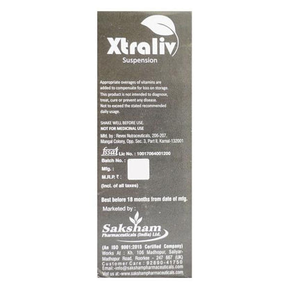XTRALIV Sugar Free Delicious Flavour Suspension 200ml - Global Surgicals