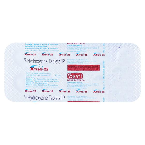 XTREX 25 Tablet 10's - Global Surgicals