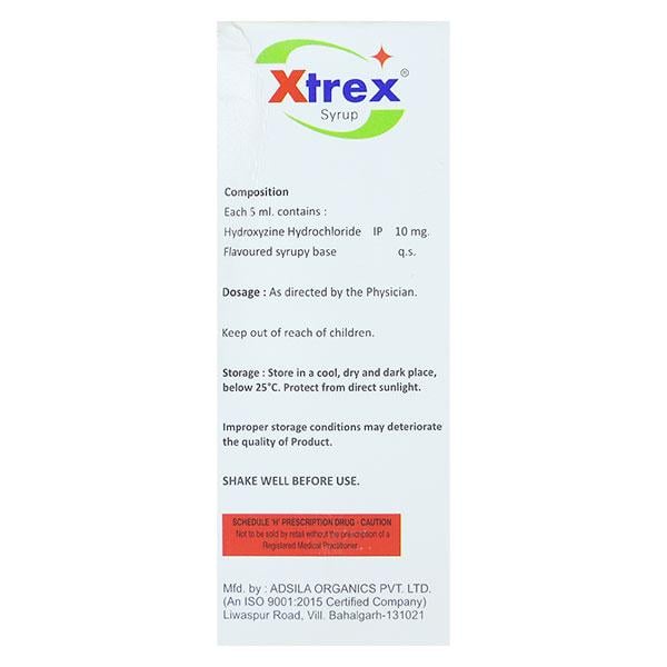 XTREX Syrup 100ml - Global Surgicals
