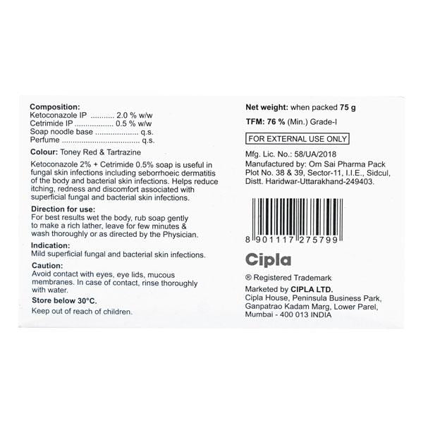 KETOCIP CT Soap 75gm