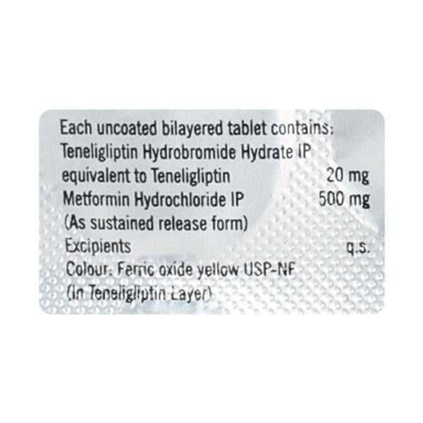 TENEBETIC M 500 Tablet 10's