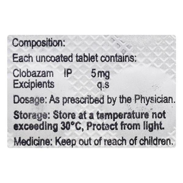 Clobanil 5mg Tablet 10'S