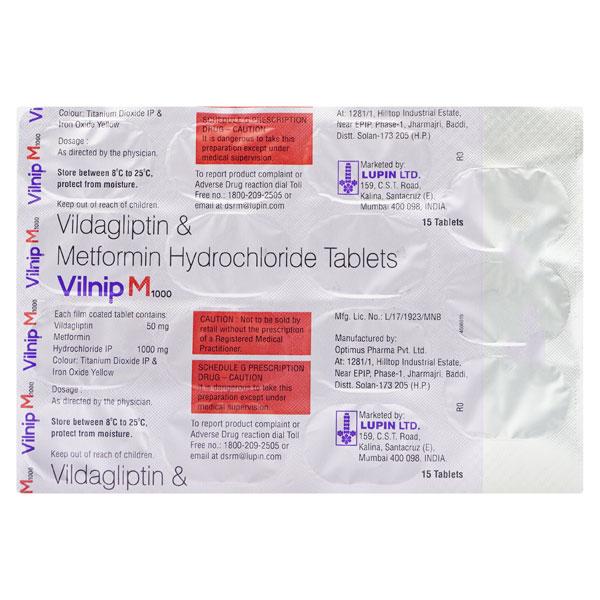 VILNIP M 1000 Tablet 15's
