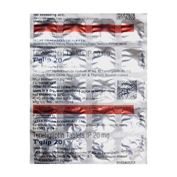 T'GLIP 20mg Tablet 20's