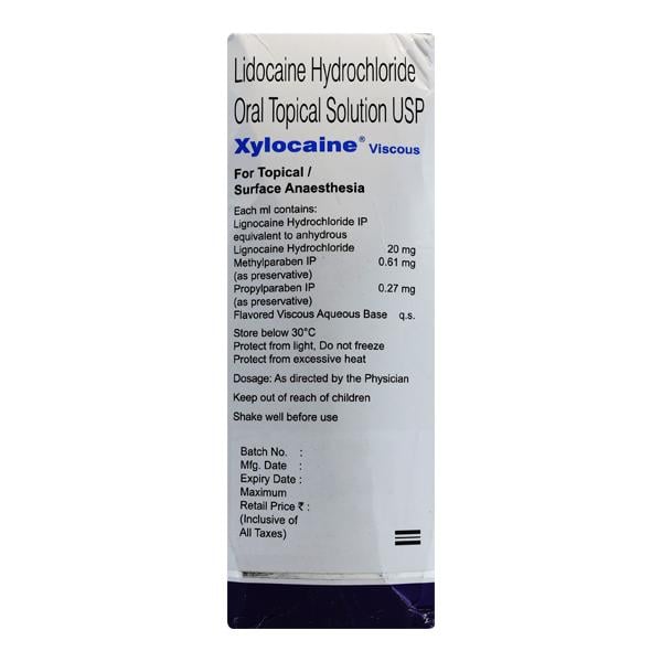 XYLOCAINE VISCOUS Solution 200ml - Global Surgicals