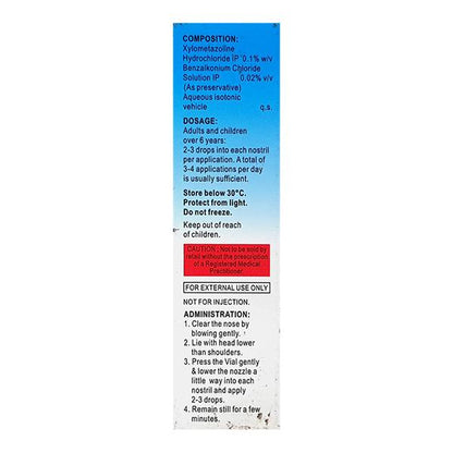 Xyloflo Nasal Drops 10ml - Global Surgicals