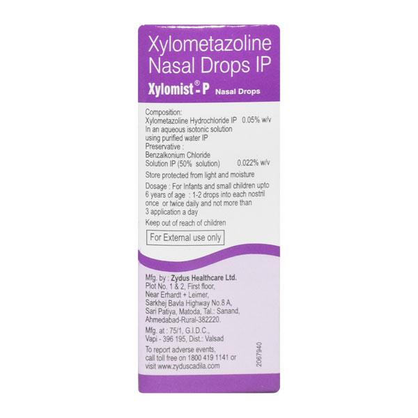 Xylomist P Nasal Drops 10ml - Global Surgicals