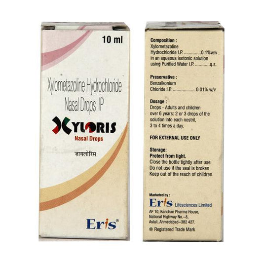 Xyloris Nasal Drops 10ml - Global Surgicals