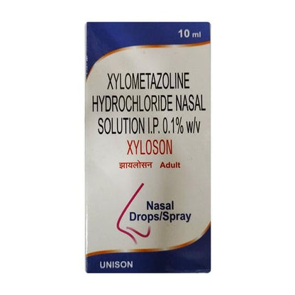 Xyloson Adult Nasal Drops 10ml - Global Surgicals