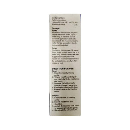Xyloson Adult Nasal Drops 10ml - Global Surgicals