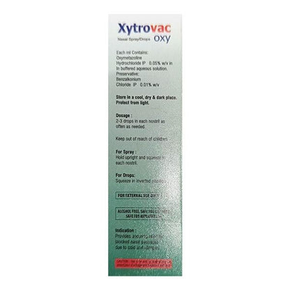 XYTROVAC OXY Nasal Spray/ Drops 10ml - Global Surgicals