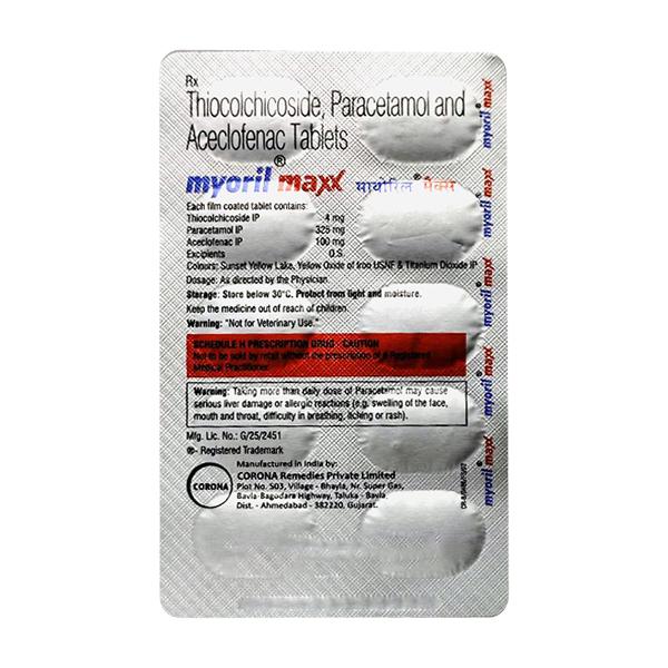 MYORIL MAXX Tablet 10's