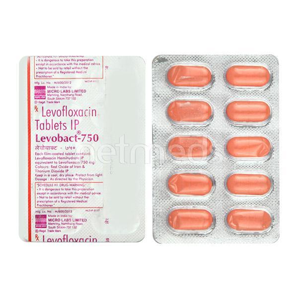Levobact 750mg Tablet 10'S